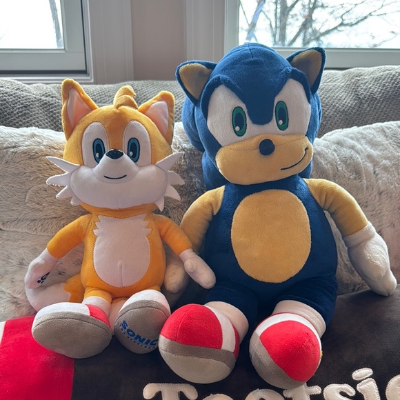 Build A Bear 🐻 Sonic & Tails Plush Toy Set - Picture 9 of 9